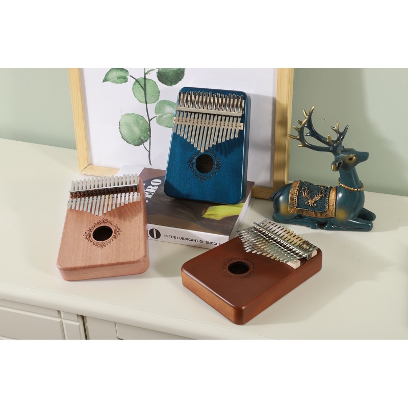 kalimba 17 key mahogany thumb piano mbira Africa finger piano instrumento musical