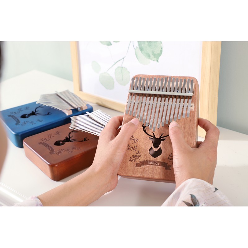kalimba 17 key mahogany thumb piano mbira Africa finger piano instrumento musical